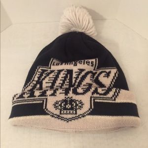 CCM NHL Los Angeles Kings Beanie Black And White